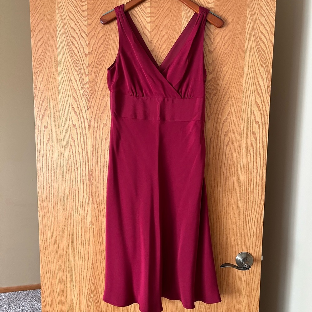 J. Crew Sleeveless V-Neck Midi Dress